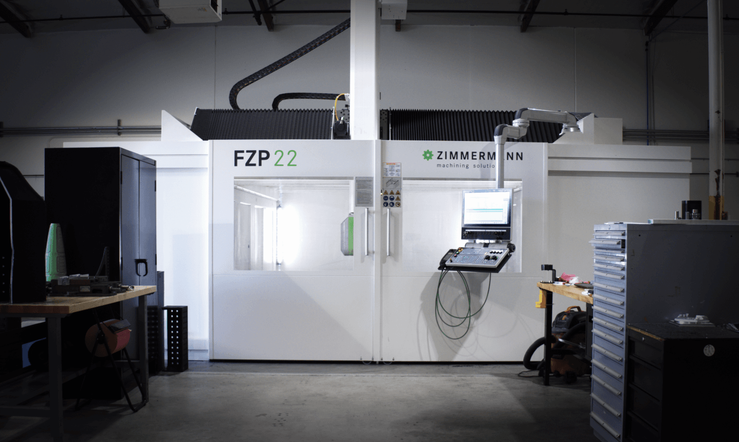 Layup manufacturing facility with CNC equipment